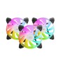 Kit 3xventilador Interno Argb Mars Gaming Mf-3a Kit Black 12x12cm Argb Rainbow