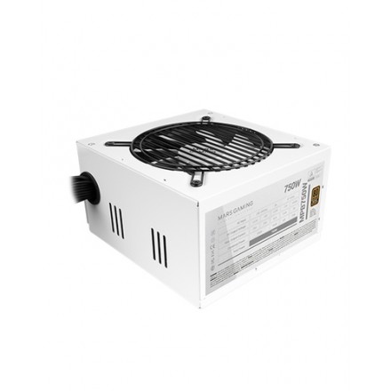 Fuente De Alimentacion Tacens Mars Gaming 750w Certificacion 80+ Bronze Pfc Activo Vent. 12cm Blanca