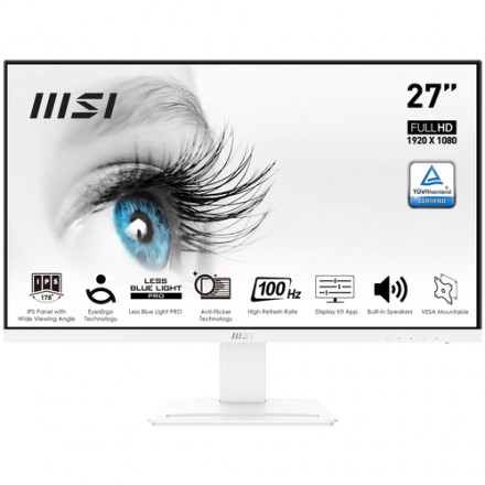 Msi mp273aw monitor 27" ips fhd vga dp hdmi mm bco