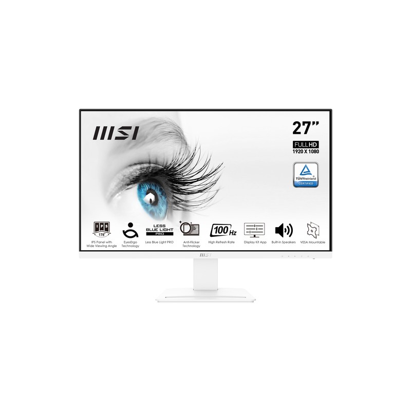 Msi mp273aw monitor 27" ips fhd vga dp hdmi mm bco