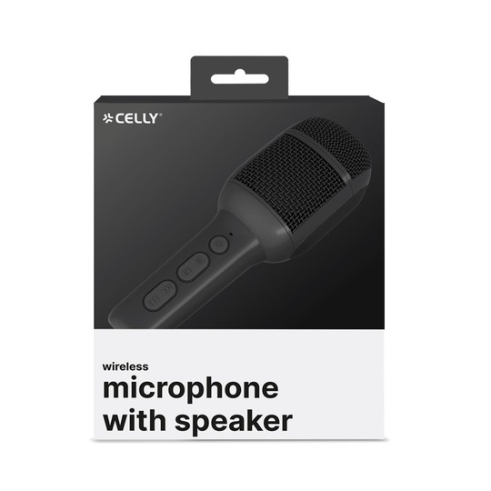Celly microfono para niños inalambrico negro