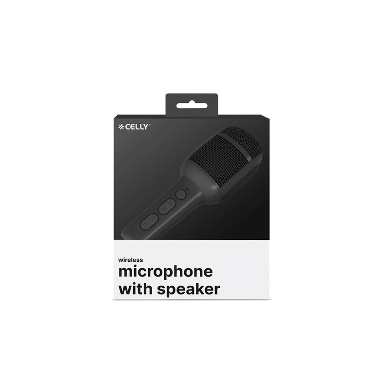 Celly microfono para niños inalambrico negro