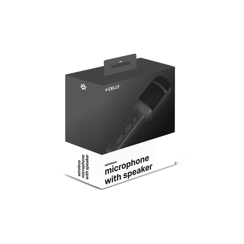 Celly microfono para niños inalambrico negro