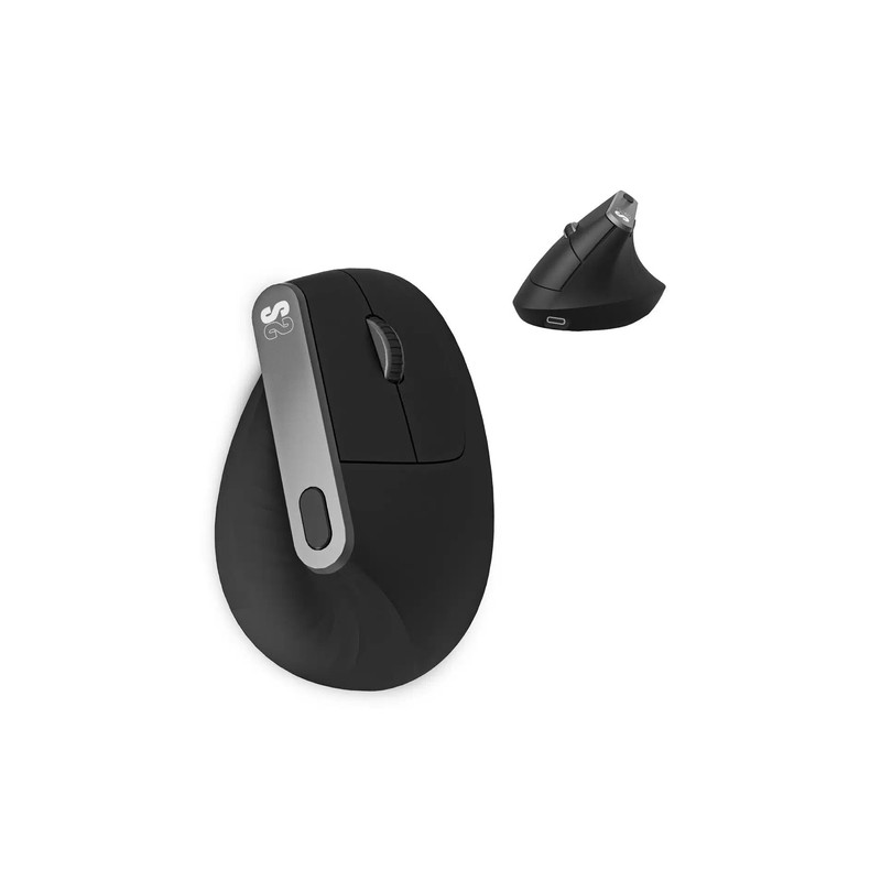 RATON VERTICAL SUBBLIM ERGO DUAL A BATERIA NEGRO
