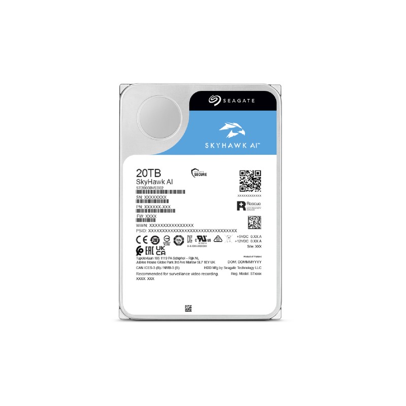 Seagate skyhawk ai st16000ve004 16tb 3.5" sata3