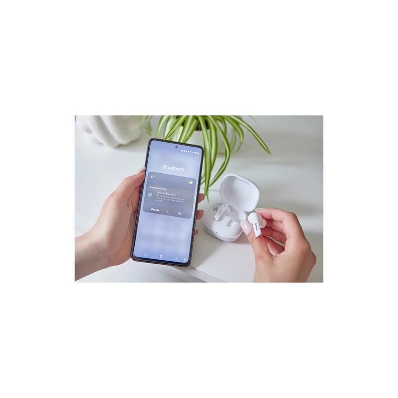 Intenso | buds pro auriculares tws h-anc+enc|negro