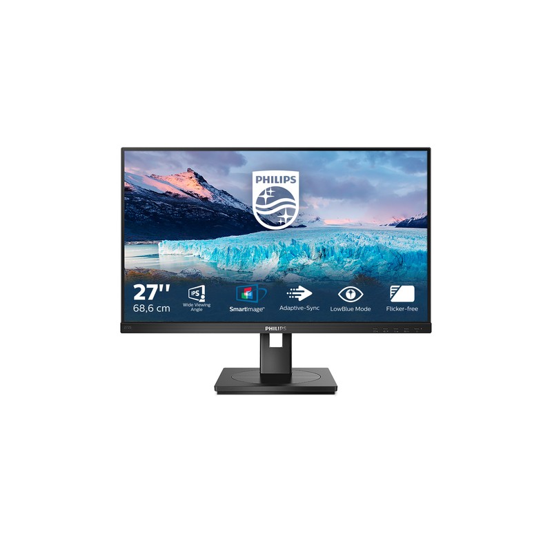 Monitor Philips 24" 272s1ae Dmi Dvi-d Vga Displayport Full Hd 1920 X 1080 75hz 4ms Vesa