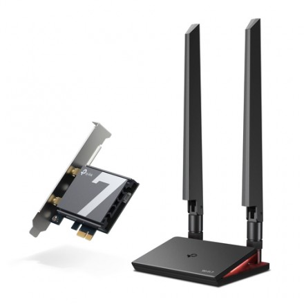 Pci Express Wifi 7 Triple Banda Y Bluetooth 5.3 Tp-link Archer Tbe550e Wifi 7 Be9300 Bluetooth 5.4  Base Imantada Con Dos Ant