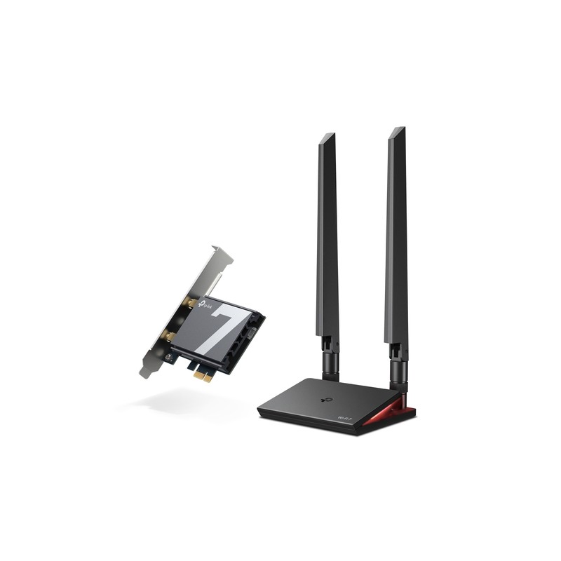 Pci Express Wifi 7 Triple Banda Y Bluetooth 5.3 Tp-link Archer Tbe550e Wifi 7 Be9300 Bluetooth 5.4  Base Imantada Con Dos Ant