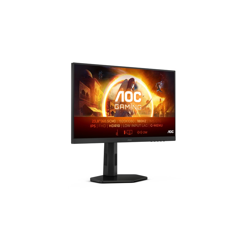 Monitor Aoc Gaming 24" 24g4xe 2 Hdmi Displayport Altavoces Full Hd 1920x1080 180hz 0,5ms Vesa