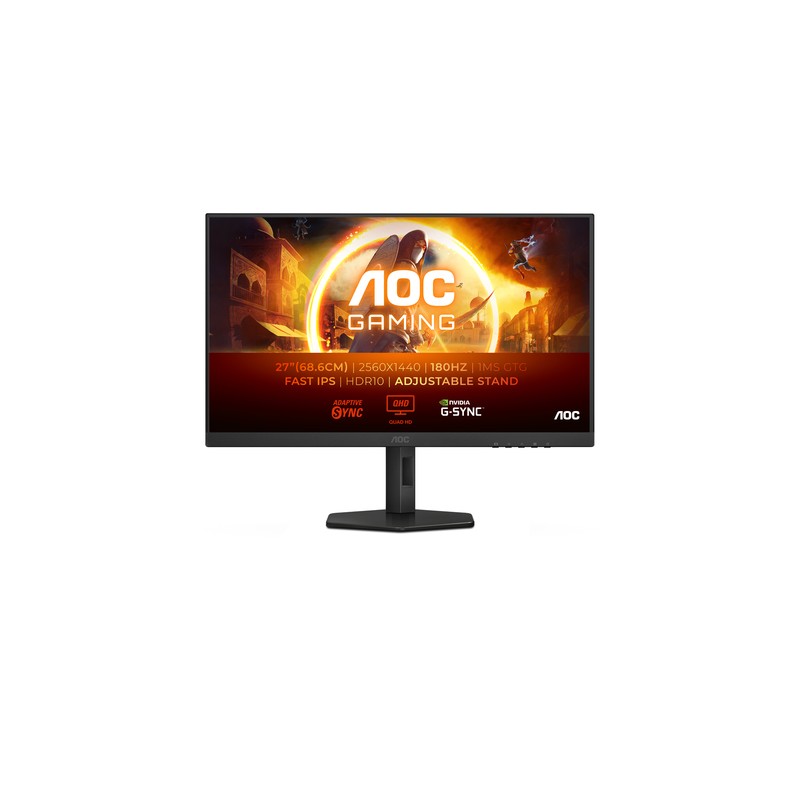 Monitor Aoc Gaming 24" Q27g4xf 2 Hdmi Displayport Qhd 2560 X1440 180hz 0,5ms Vesa