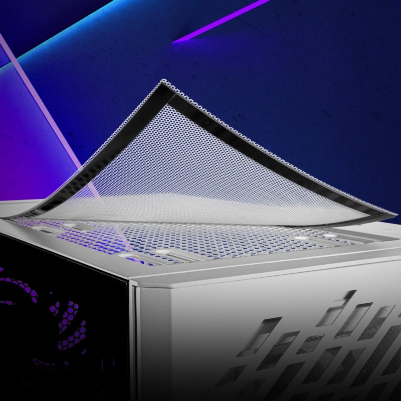 CAJA GAMING XPG VALOR AIR ATX 2XUSB SIN FUENTE BLANCO