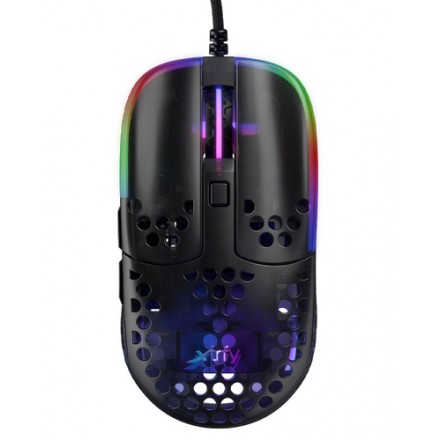 Cherry xtrfy ratón rgb 400-16.000 dpi usb black