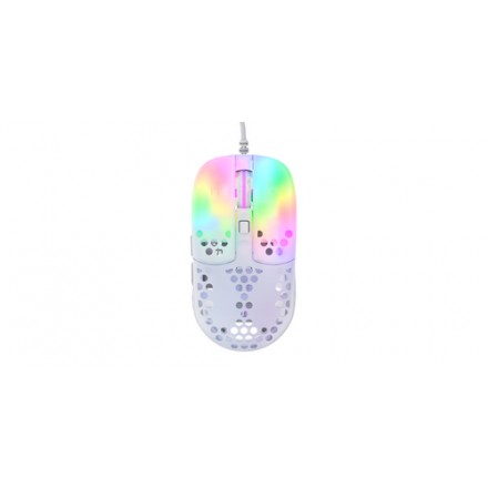 Cherry xtrfy ratón rgb 400-16.000 dpi usb white