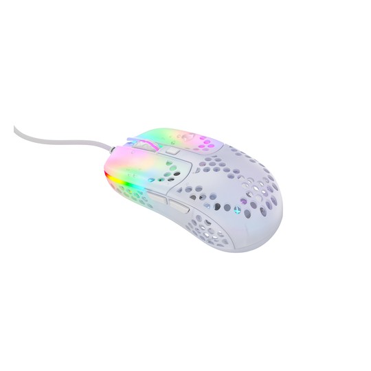 Cherry xtrfy ratón rgb 400-16.000 dpi usb white