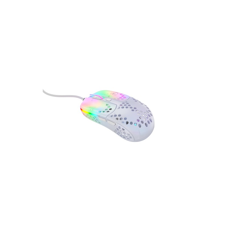 Cherry xtrfy ratón rgb 400-16.000 dpi usb white