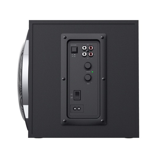 Altavoces 2.1 Trust Tytan Subwoofer De Madera, Mando A Distancia Potencia Salida 60w Rms Negro