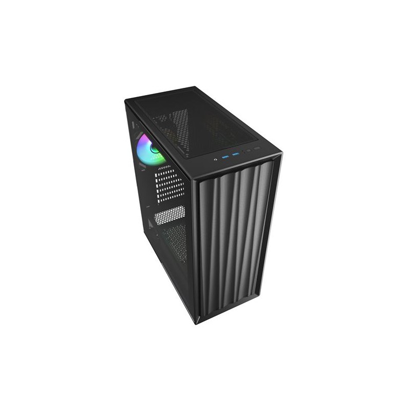 CAJA GAMING SHARKOON VK3 RGB ATX NEGRO 2XUSB 1XTRRS SN FUENTE