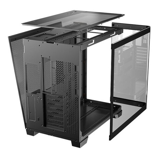 CAJA ANTEC C8 CURVE WOOD E-ATX NEGRO 2XVENT 160 MM 1X140MM 2XUSB SN FUENTE