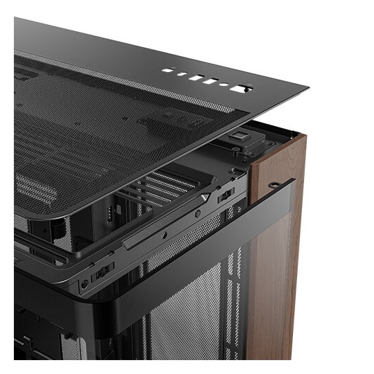 CAJA ANTEC C8 CURVE WOOD E-ATX NEGRO 2XVENT 160 MM 1X140MM 2XUSB SN FUENTE