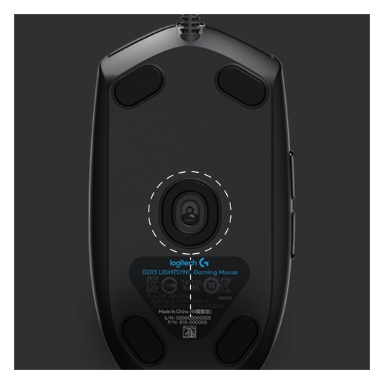 Logitech raton gaming g203 8000dpi rgb