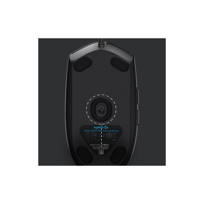 Logitech raton gaming g203 8000dpi rgb
