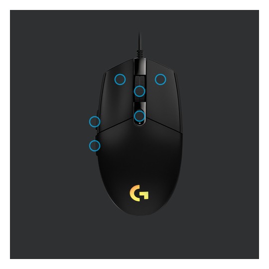 Logitech raton gaming g203 8000dpi rgb