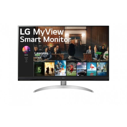 Lg 32sq700s-w  monitor smart 32" 4k 2xhdmi usbc mm