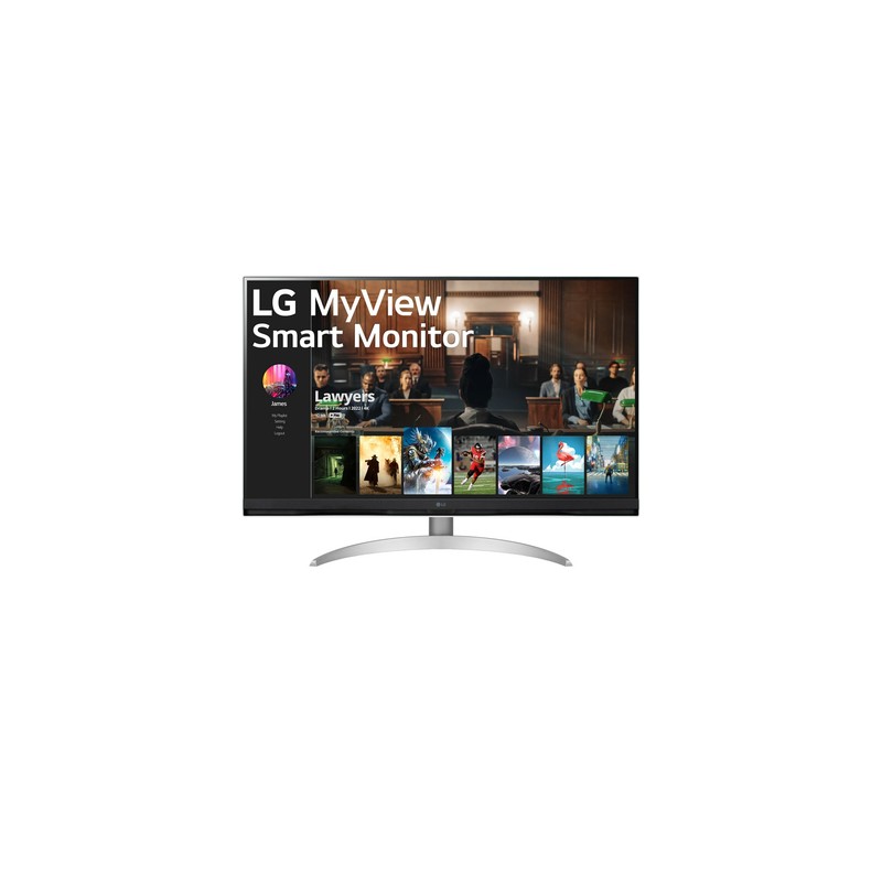 Lg 32sq700s-w  monitor smart 32" 4k 2xhdmi usbc mm