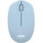 Nilox ratón wireless, 1000 dpi, 3 botones, azul