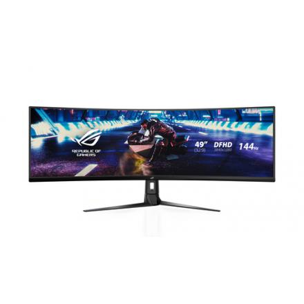 Monitor 49" Curvo Hdmi Displayport Usb Asus Xg49vq Gaming 3840x1080 144hz Regulable En Altura