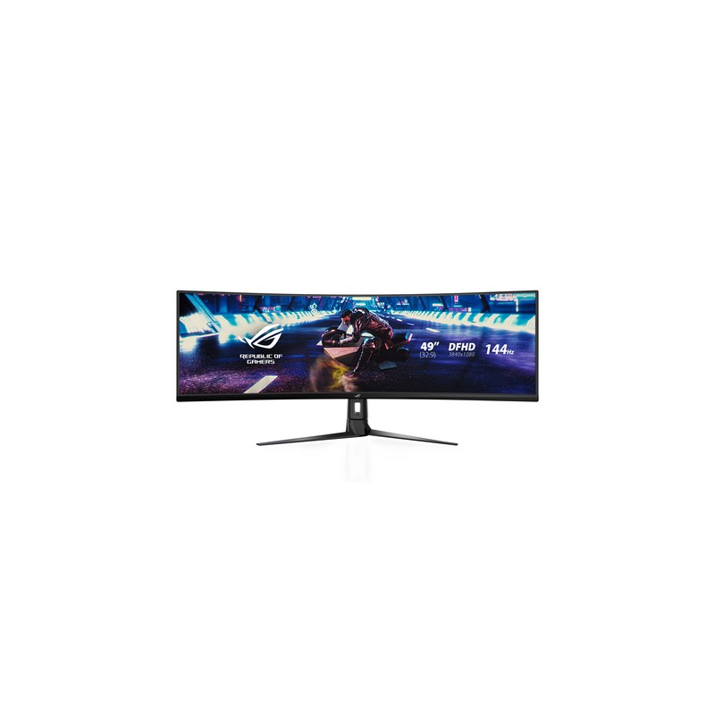 Monitor 49" Curvo Hdmi Displayport Usb Asus Xg49vq Gaming 3840x1080 144hz Regulable En Altura