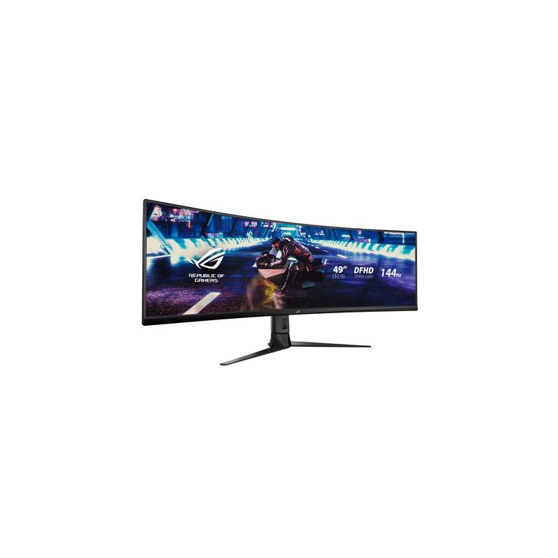 Monitor 49" Curvo Hdmi Displayport Usb Asus Xg49vq Gaming 3840x1080 144hz Regulable En Altura