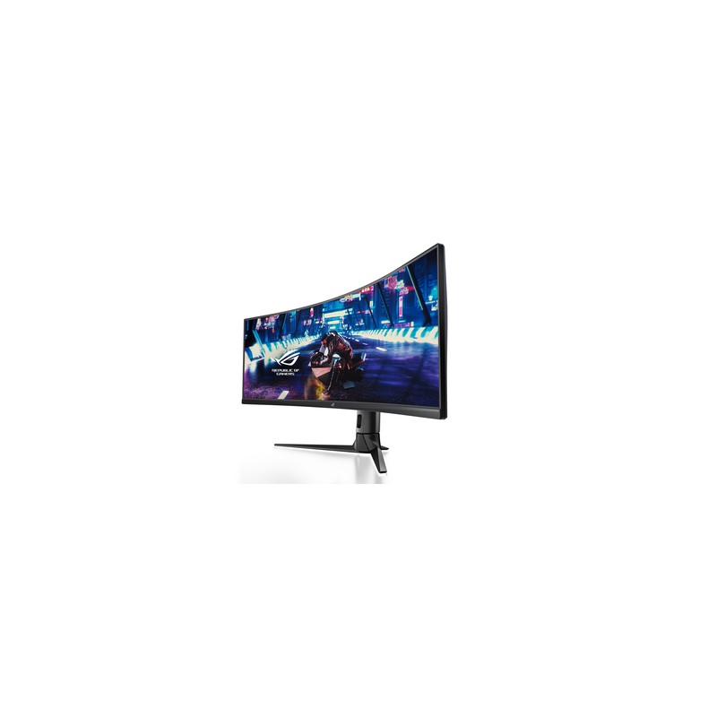 Monitor 49" Curvo Hdmi Displayport Usb Asus Xg49vq Gaming 3840x1080 144hz Regulable En Altura