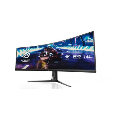 Monitor 49" Curvo Hdmi Displayport Usb Asus Xg49vq Gaming 3840x1080 144hz Regulable En Altura