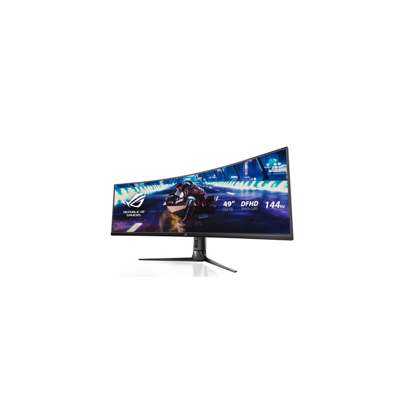 Monitor 49" Curvo Hdmi Displayport Usb Asus Xg49vq Gaming 3840x1080 144hz Regulable En Altura