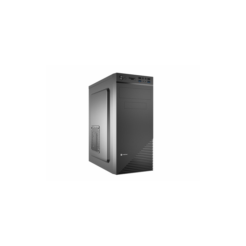 CAJA NATEC CABASSU G2 MIDI TORRE ATX LECTOR TARJETAS 2USB3.0 2USB2.0 SIN FUENTE