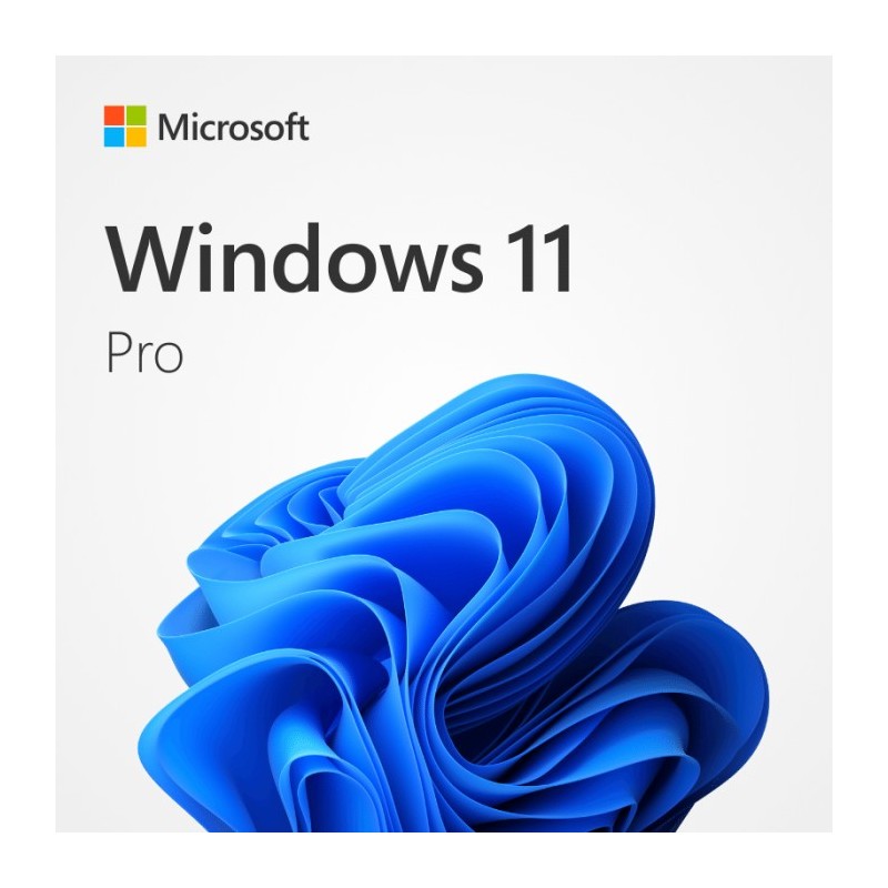 Instalación y licencia de Windows 11 Pro 64 bits (Pegatina Microsoft)