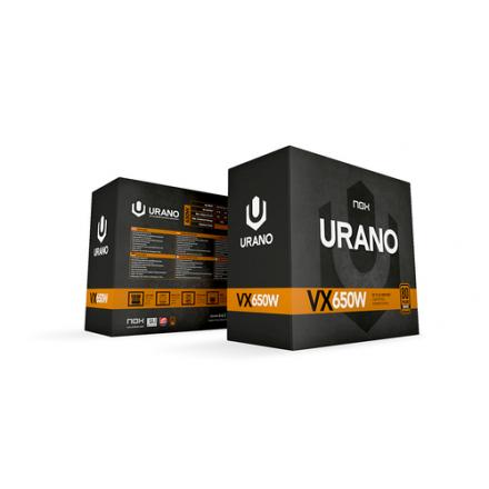 FUENTE ALIMENTACION NOX URANO VX650 650W 80+ BRONZE ATX NEGRO