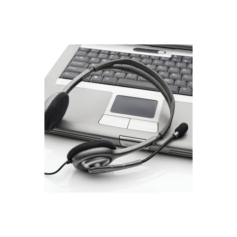 AURICULARES LOGITECH H111 GRIS MICROFONO ALAMBRICO