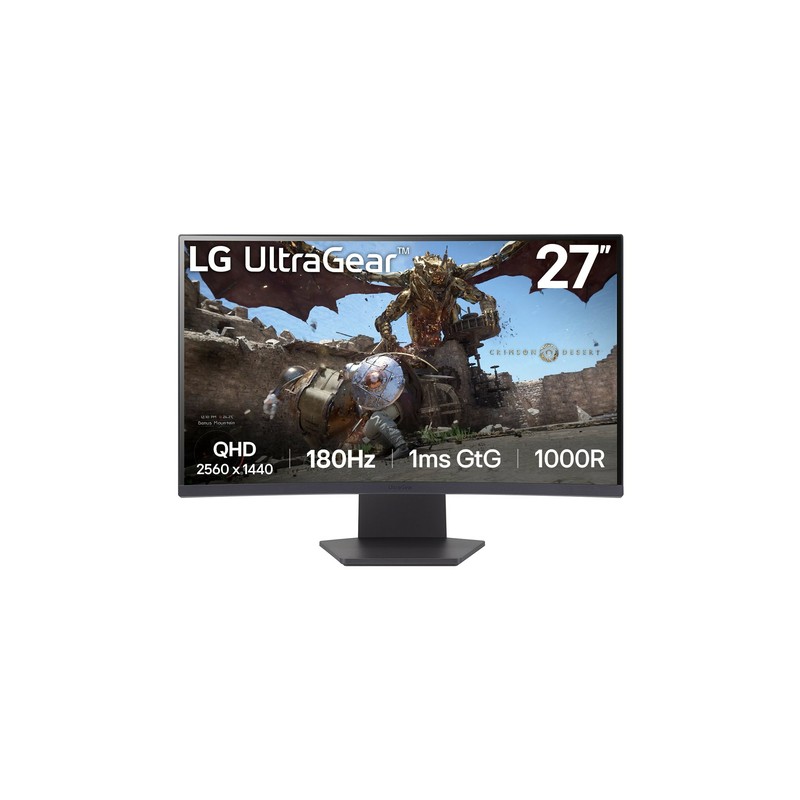 MONITOR LG 27GS60QC-B 27" HDMI X2 GAMING