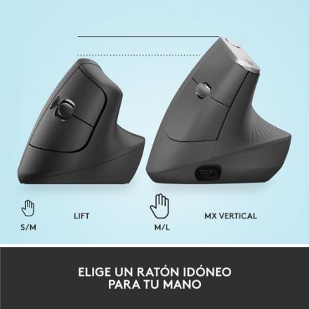 RATON ERGONOMICO LOGITECH INALAMBRICO BLUETOOTH 2.4GHz