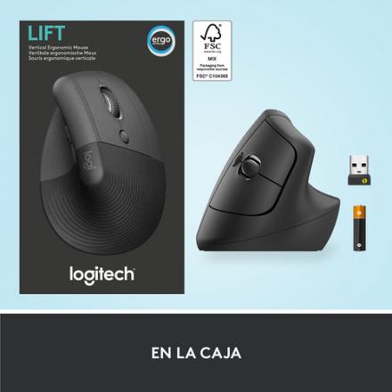 RATON ERGONOMICO LOGITECH INALAMBRICO BLUETOOTH 2.4GHz