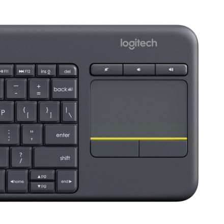 TECLADO LOGITECH K400 PLUS RF INALAMBRICO NEGRO