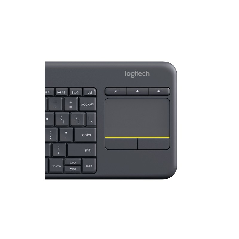 TECLADO LOGITECH K400 PLUS RF INALAMBRICO NEGRO