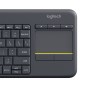 TECLADO LOGITECH K400 PLUS RF INALAMBRICO NEGRO