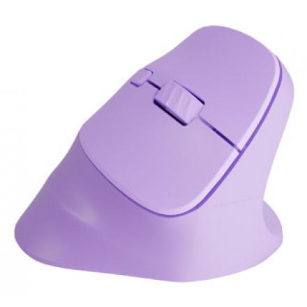 RATON NATEC CRAKE 2 INALAMBRICO VERTICAL BT 5.2 + 2.4GHZ 2400 DPI COLOR LAVANDA
