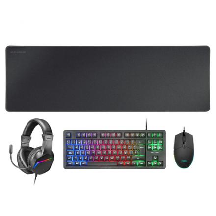Mars gaming combo gaming mcp-rgb3 4en1 negro