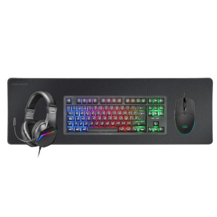 Mars gaming combo gaming mcp-rgb3 4en1 negro