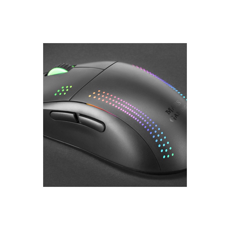 Mars gaming ratón mmpro ultralight rgb black